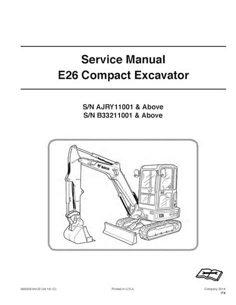 how wide is the bucket on a bobcat e26 mini-excavator|bobcat e26 service manual pdf.